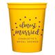 Confetti Dots Almost Married Stadium Cups Image 2 of 3