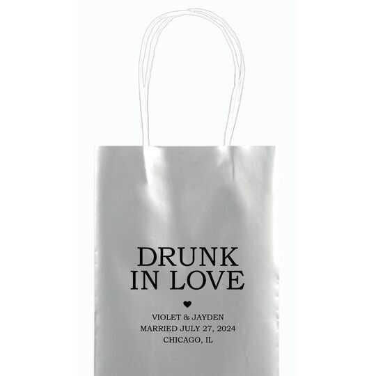 Drunk in Love Heart Mini Twisted Handled Bags