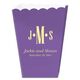 Condensed Monogram with Text Mini Popcorn Boxes Image 1 of 2