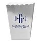 Condensed Monogram with Text Mini Popcorn Boxes Image 2 of 2