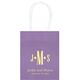 Condensed Monogram with Text Mini Twisted Handled Bags Image 1 of 2