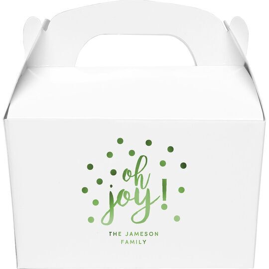 Confetti Dots Oh Joy Gable Favor Boxes
