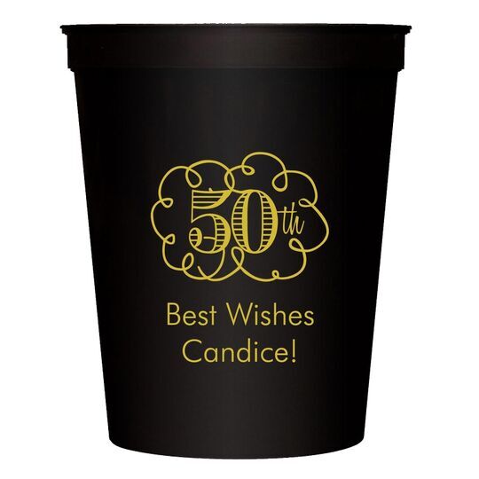 Pick Your Own Fun Scroll Stadium Cups