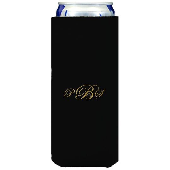 Elegant Script Monogram Collapsible Slim Huggers