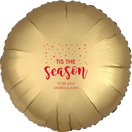Tis The Season Mylar Balloons