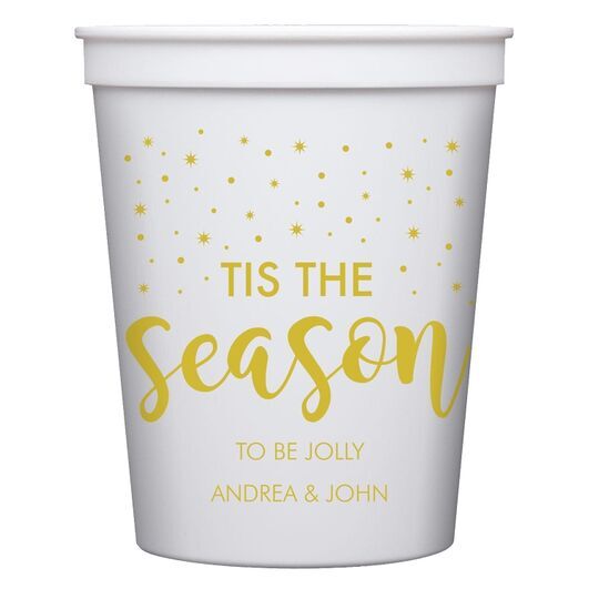 Tis The Season Stadium Cups