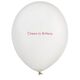 Basic Text of Your Choice Latex Balloons Image 2 of 3