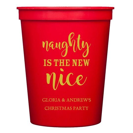 Naughty Is The New Nice Stadium Cups