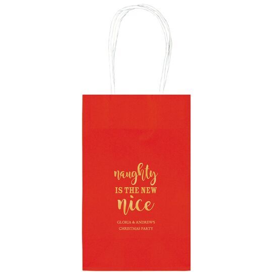 Naughty Is The New Nice Medium Twisted Handled Bags