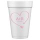 Heart Made of Arrow Styrofoam Cups Image 2 of 2