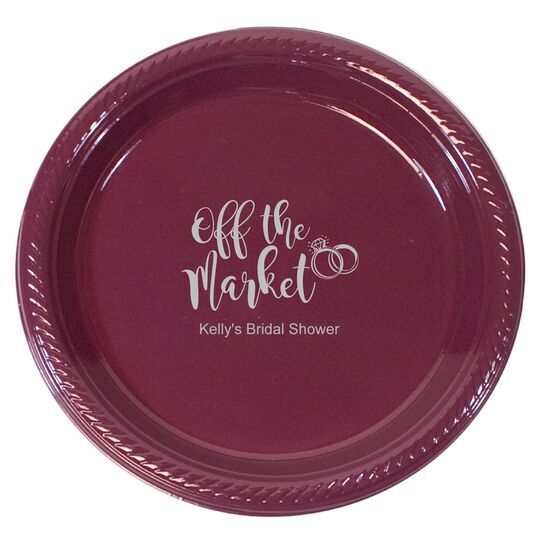 Off The Market Rings Plastic Plates