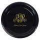 Large Script Monogram with Text Plastic Plates Image 3 of 3