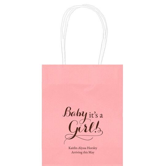 It's A Girl Mini Twisted Handled Bags