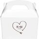 Heart Made of Arrow Gable Favor Boxes Image 1 of 2