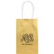 Large Script Monogram with Text Medium Twisted Handled Bags Image 3 of 3
