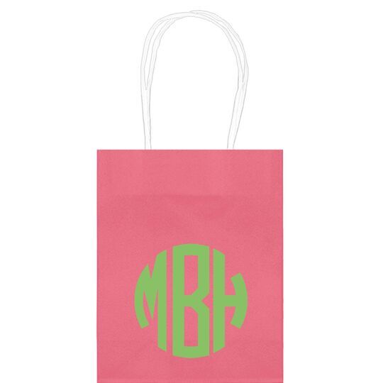 Rounded Monogram Mini Twisted Handled Bags