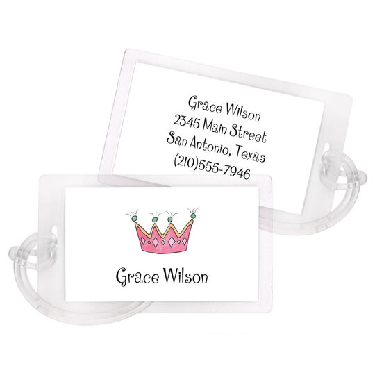 Princess ID Luggage Tags