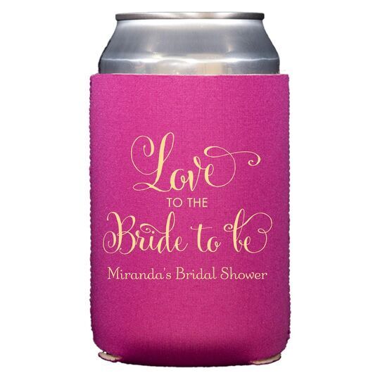 Love To The Bride To Be Collapsible Huggers