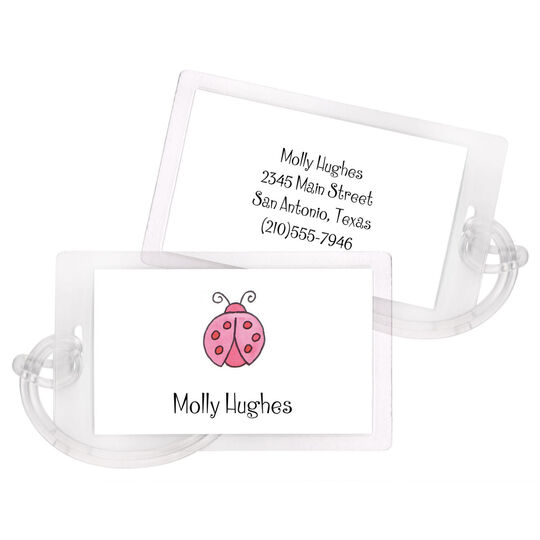 Ladybug ID Luggage Tags