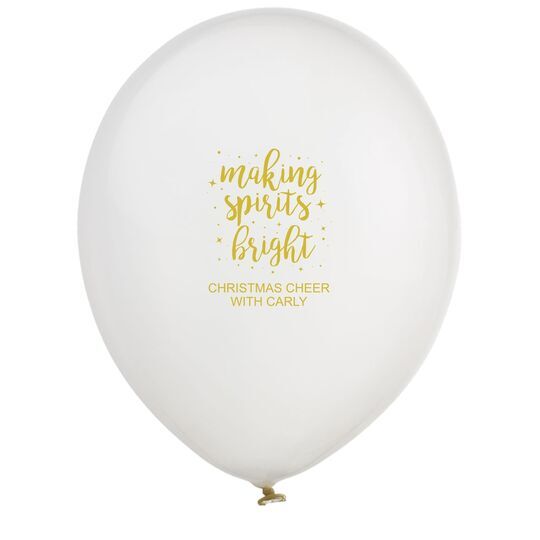 Making Spirits Bright Latex Balloons