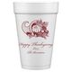 Thanksgiving Horn Styrofoam Cups Image 1 of 2
