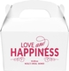 Love and Happiness Scroll Gable Favor Boxes Image 2 of 2