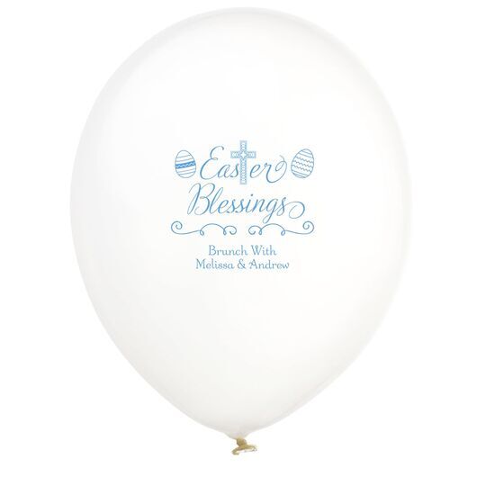Easter Blessings Latex Balloons