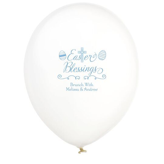 Easter Blessings Latex Balloons