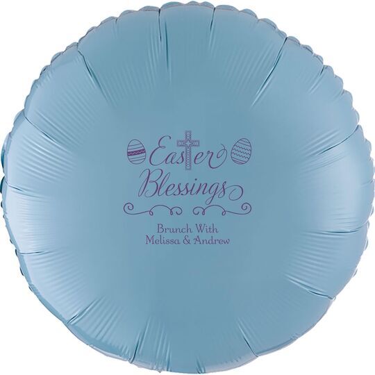 Easter Blessings Mylar Balloons