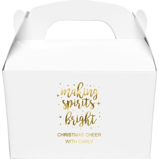 Making Spirits Bright Gable Favor Boxes
