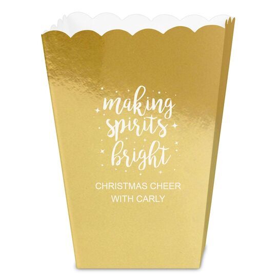 Making Spirits Bright Mini Popcorn Boxes