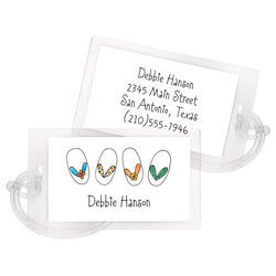 Summer Flip Flops ID Luggage Tags