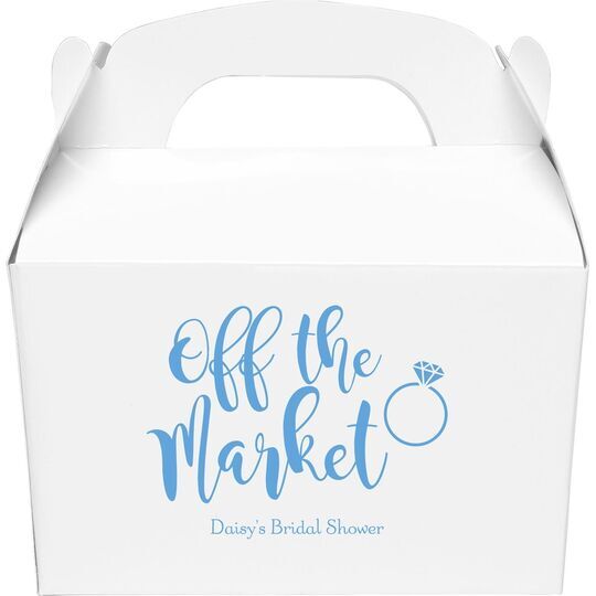 Off The Market Gable Favor Boxes