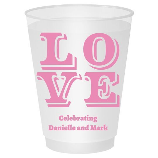 Retro Love Shatterproof Cups