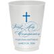 Fleur De Lis Cross Colored Shatterproof Cups Image 1 of 3