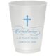 Fleur De Lis Cross Colored Shatterproof Cups Image 3 of 3