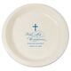 Fleur De Lis Cross Plastic Plates Image 1 of 3