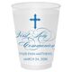 Fleur De Lis Cross Shatterproof Cups Image 1 of 3