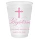 Fleur De Lis Cross Shatterproof Cups Image 3 of 3