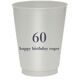 Large Number with Text Colored Shatterproof Cups Image 1 of 2