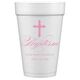 Fleur De Lis Cross Styrofoam Cups Image 3 of 3