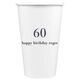 Large Number with Text Paper Coffee Cups Image 1 of 2
