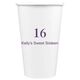 Large Number with Text Paper Coffee Cups Image 2 of 2