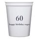 Large Number with Text Stadium Cups Image 1 of 2