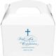 Fleur De Lis Cross Gable Favor Boxes Image 1 of 3