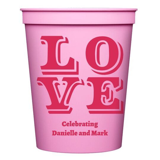 Retro Love Stadium Cups