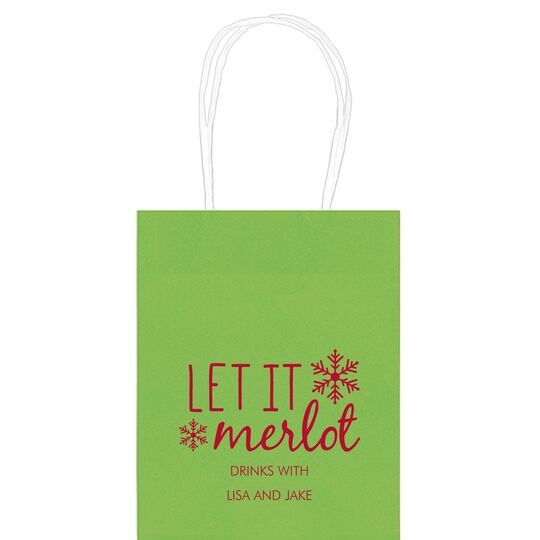 Let It Merlot Mini Twisted Handled Bags