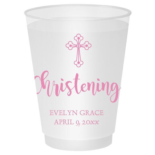 Ornate Celtic Cross Shatterproof Cups