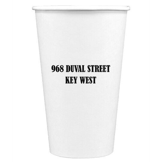 Residential Paper Coffee Cups