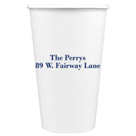 Residential Paper Coffee Cups